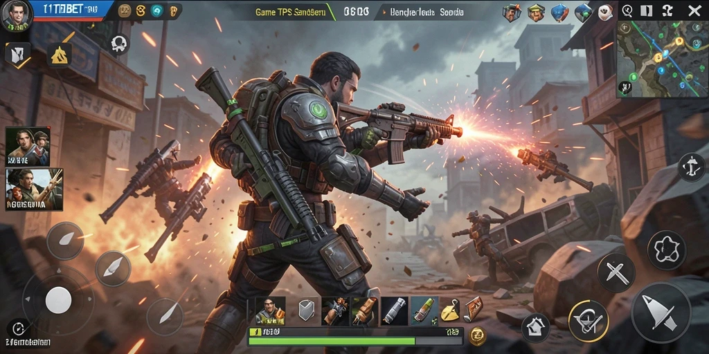 Tangkapan layar gameplay <strong>11TBET</strong> dengan aksi pertempuran seru.