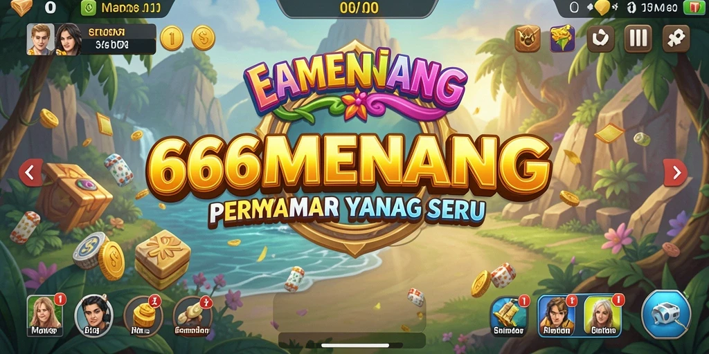 Screenshot gameplay menarik dari 666MENANG, menunjukkan aktivitas seru di dalamnya.