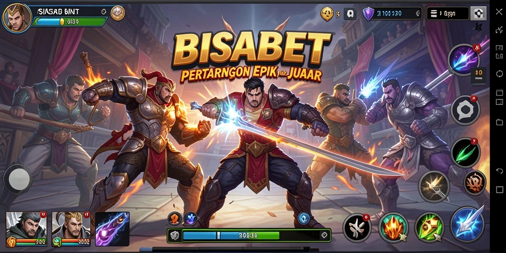 Tampilan gameplay BISABET yang seru dan mendebarkan dalam pertarungan Fighting.