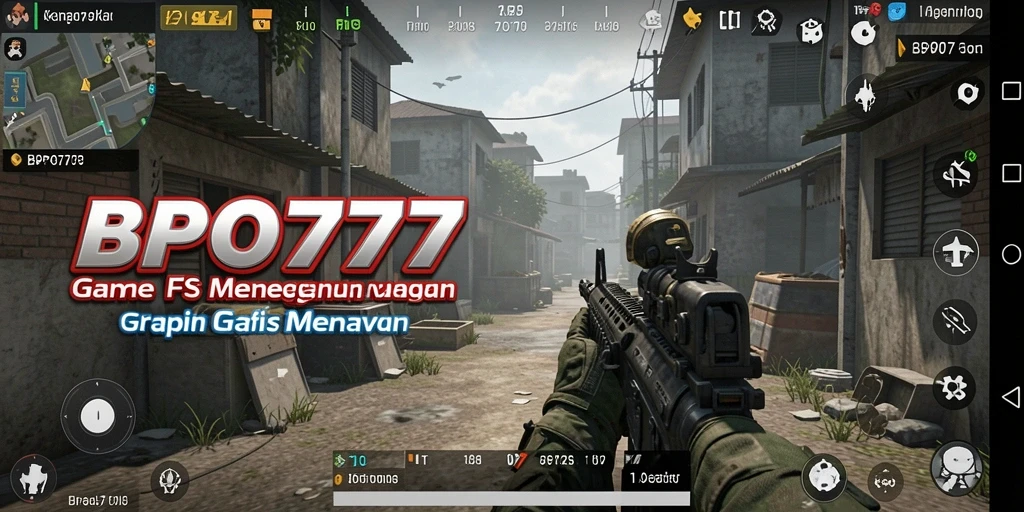 Tangkapan layar menunjukkan aksi menengah dalam permainan FPS yang intens.